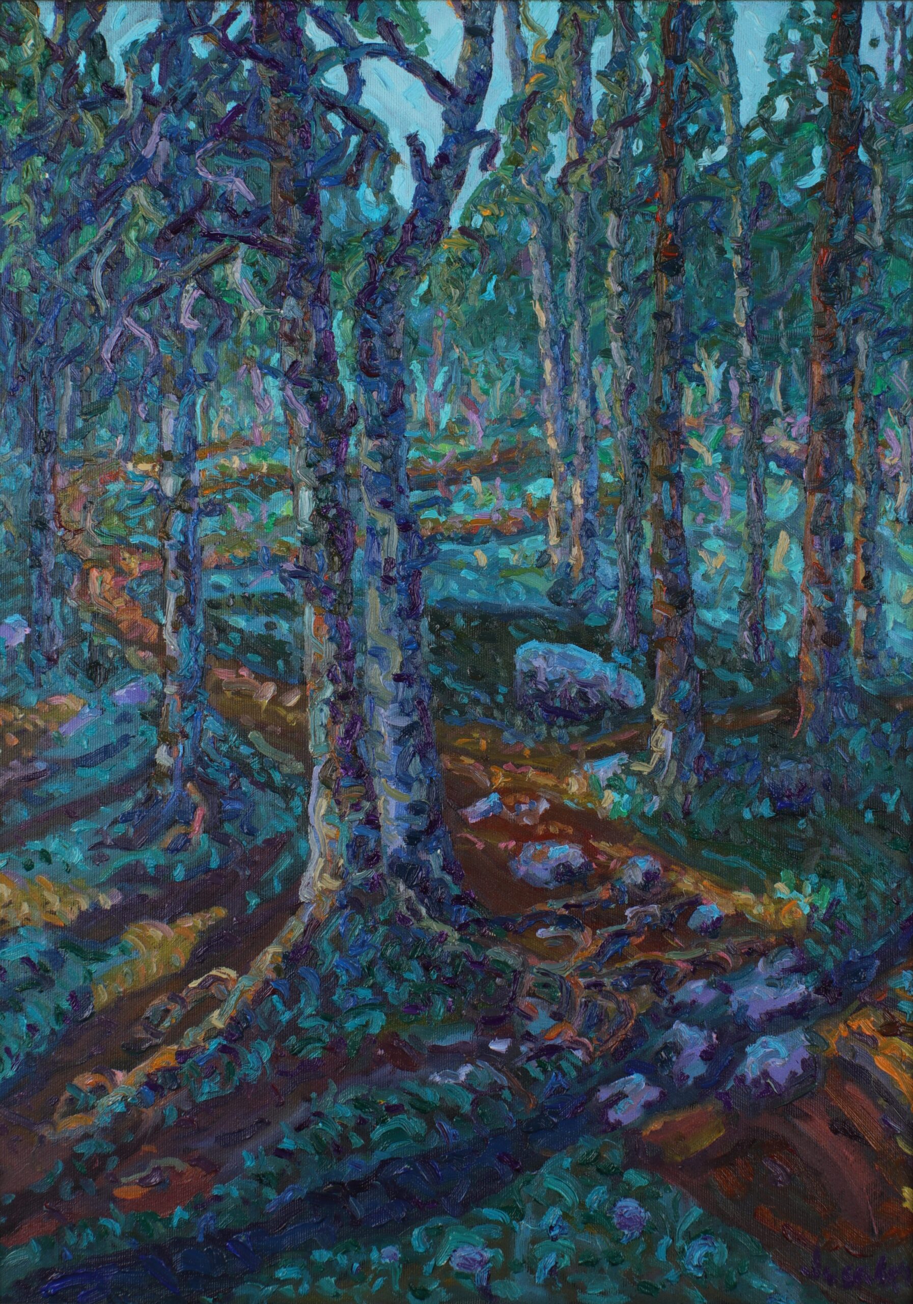 Path in Kivinokka, 70 x 50 cm